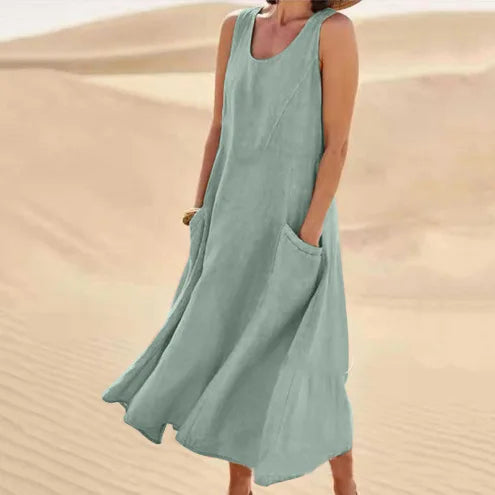 Lynslinnen Isla – elegante linnen jurk