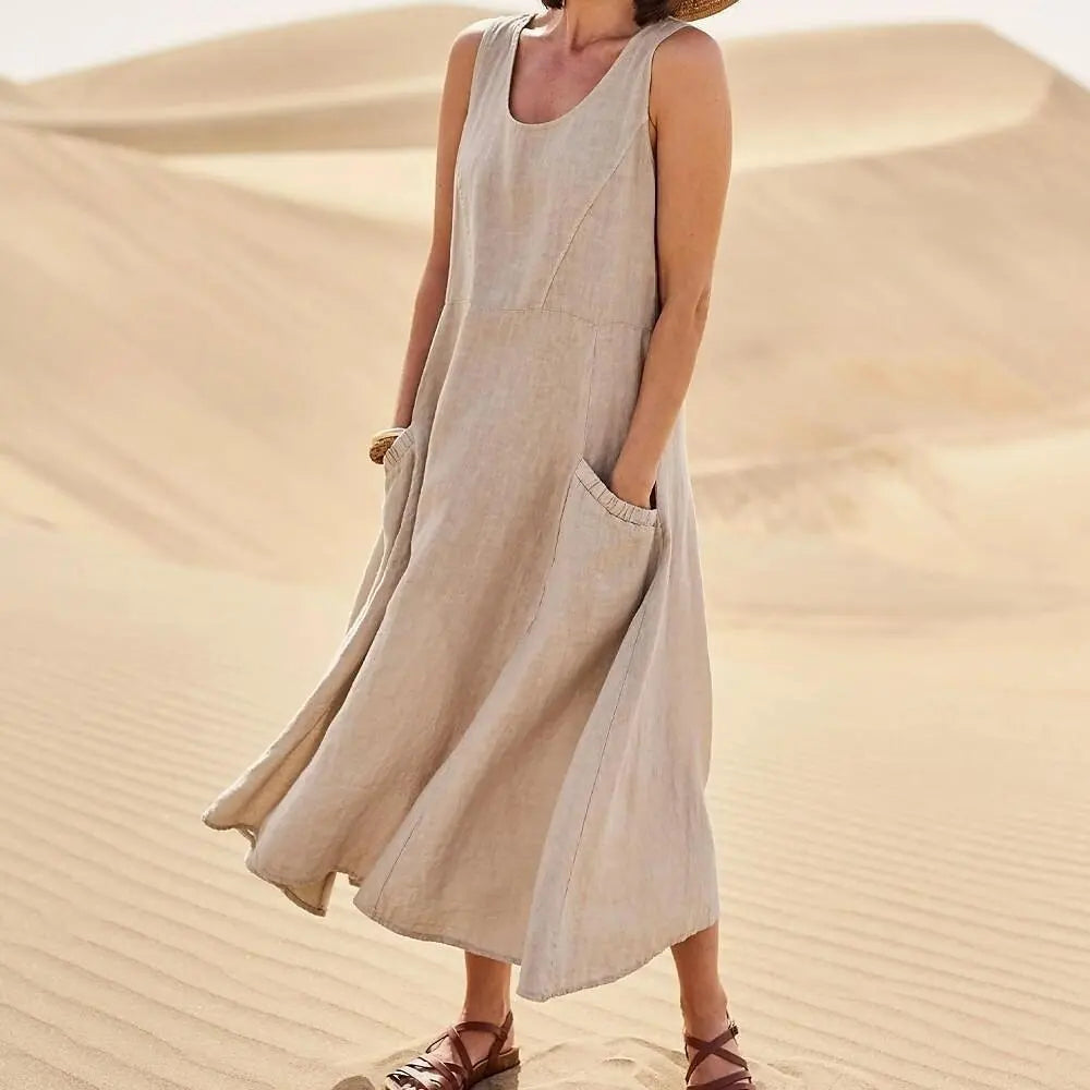 Lynslinnen Isla – elegante linnen jurk