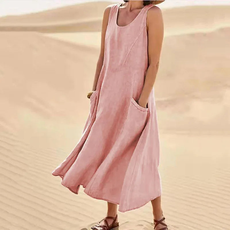 Lynslinnen Isla – elegante linnen jurk