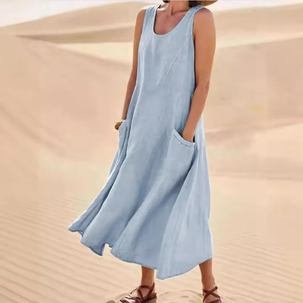 Lynslinnen Isla – elegante linnen jurk