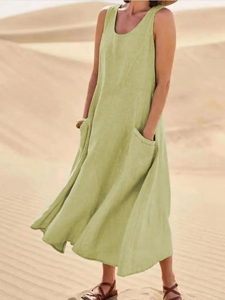 Lynslinnen Isla – elegante linnen jurk