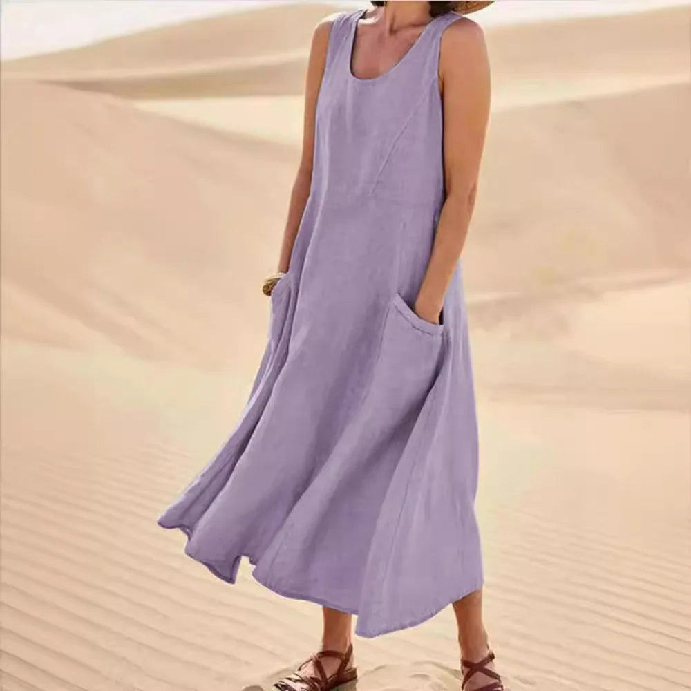 Lynslinnen Isla – elegante linnen jurk