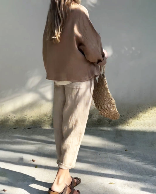 Leonie | 3-delige linnen set