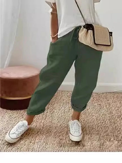 Vera | katoen linnen broek