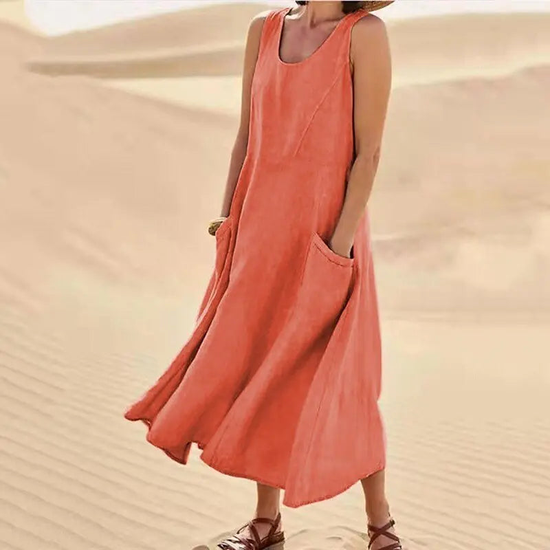 Lynslinnen Isla – elegante linnen jurk