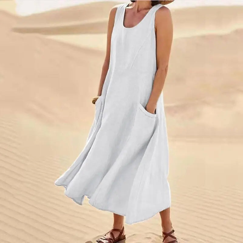 Lynslinnen Isla – elegante linnen jurk