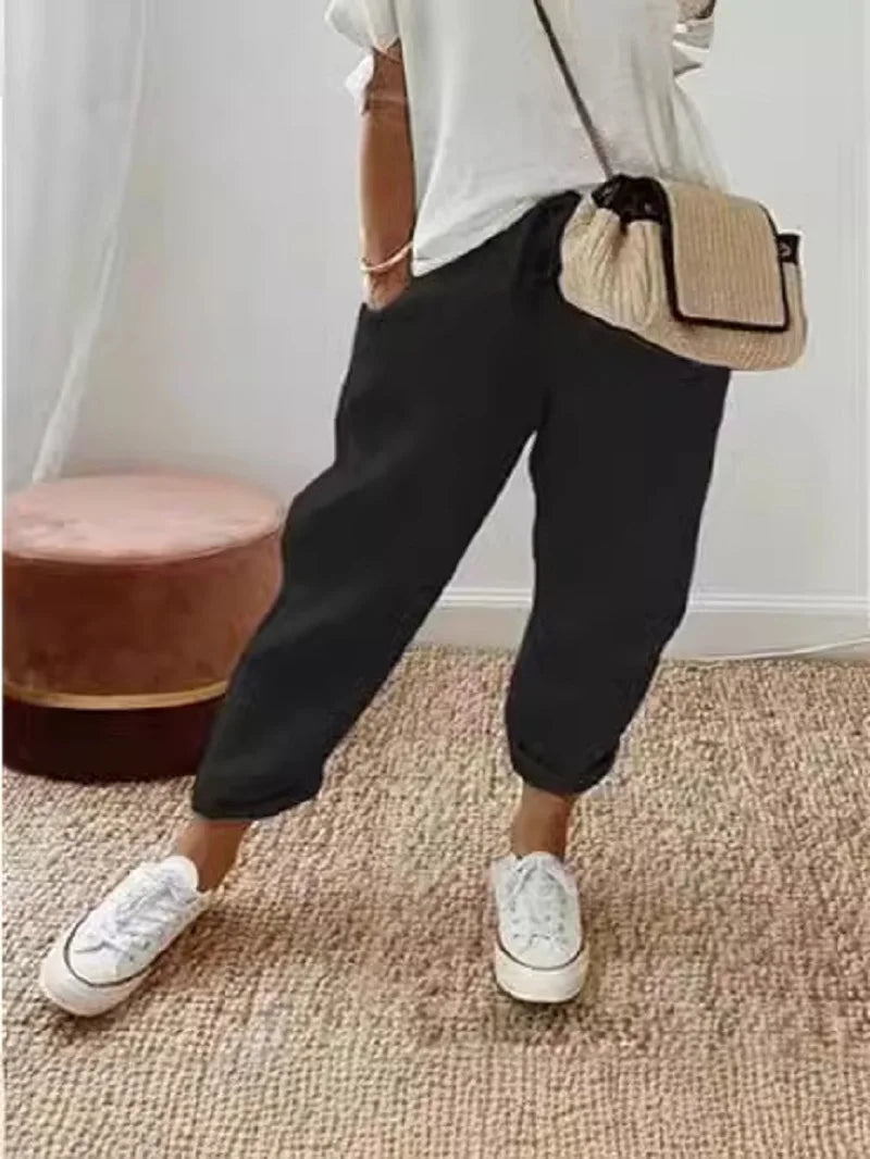 Vera | katoen linnen broek