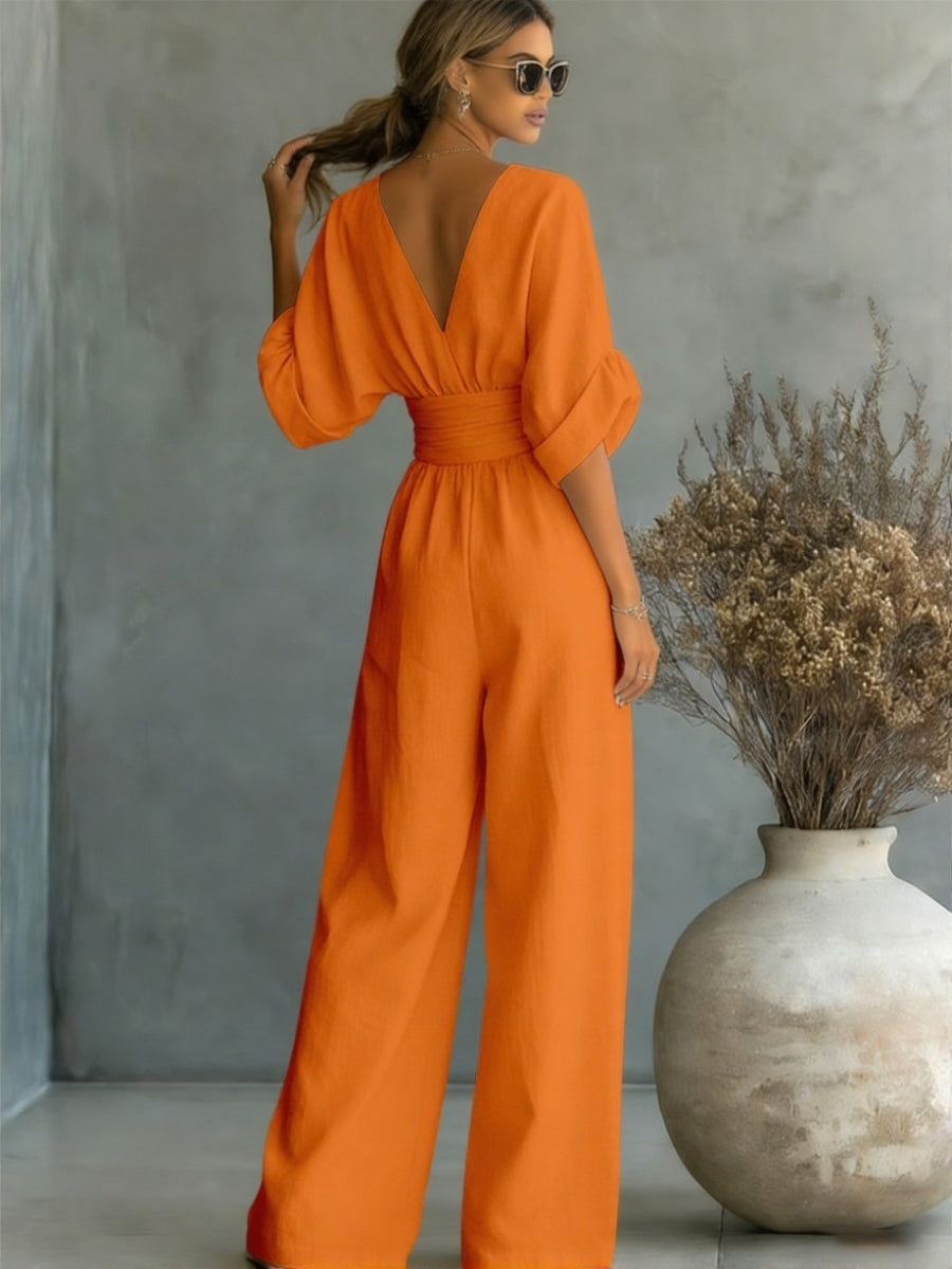 Sahny | Linnen jumpsuit