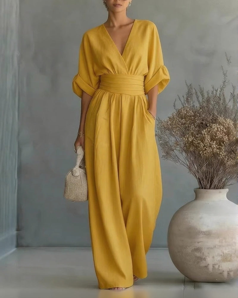 Sahny | Linnen jumpsuit