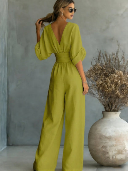 Sahny | Linnen jumpsuit