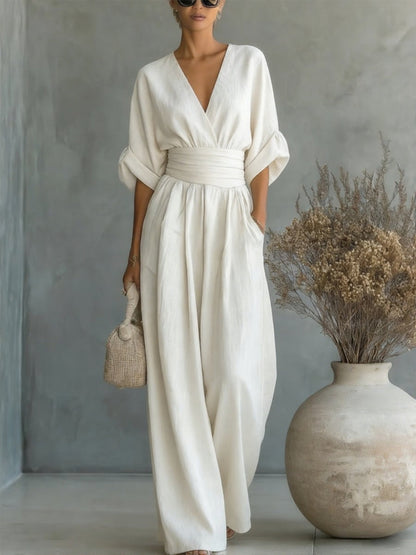 Sahny | Linnen jumpsuit